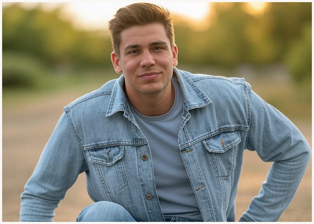 POMTOR 남성 데님 코트 캐주얼 자켓 루즈핏  봄가을 청자켓 상의