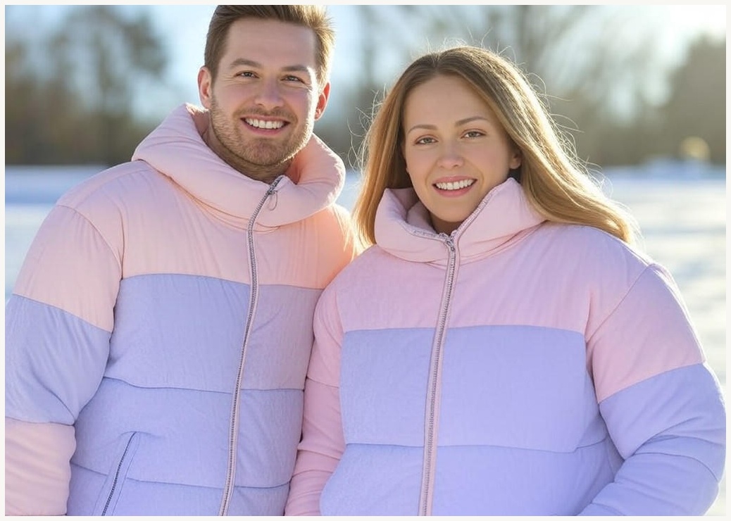 YioYcc 겨울 캐주얼 남녀공용 숏 패딩 양면 착용 투컬러 루즈핏 커플 패딩룩