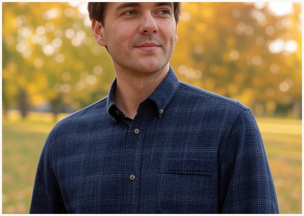 가이스토리 남성용 사계절 피셔 포켓 긴팔 빅사이즈 캐주얼 셔츠