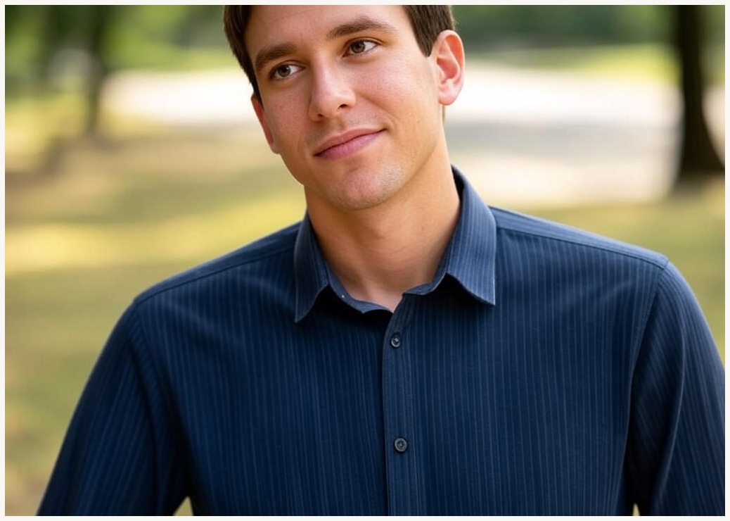 감탄사 남성용 레미지오 일자핏 긴팔 베이직 셔츠