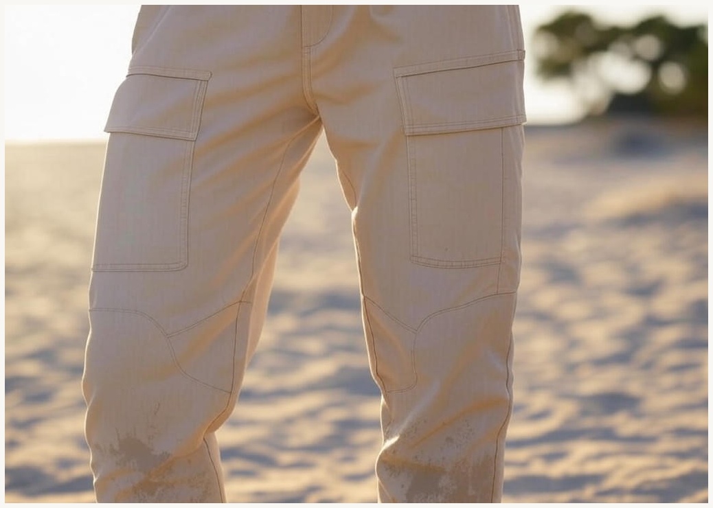 남녀공용 2장 세트 여름 아이스 냉감 스판 밴딩 카고 조거팬츠 빅사이즈 (4021-2)