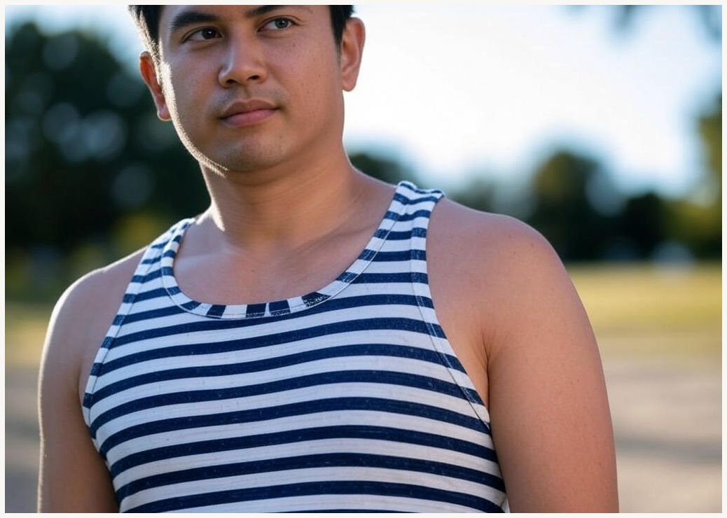 남자반팔티 단가라 스트라이프 빅사이즈 남성 라운드넥 티셔츠MT04