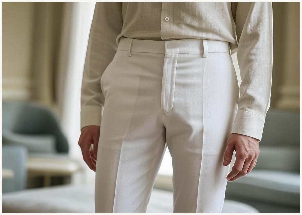 미제이 여름 남자 정장바지 구김없는 고급소재 팬츠