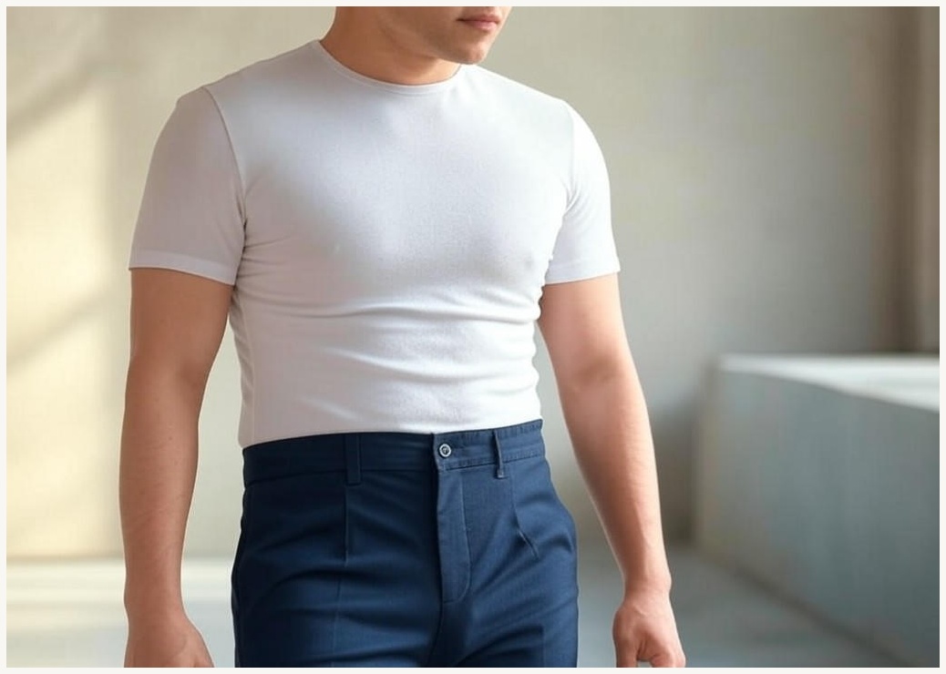 오마보이 남성용 PR 밴딩 스판 팬츠