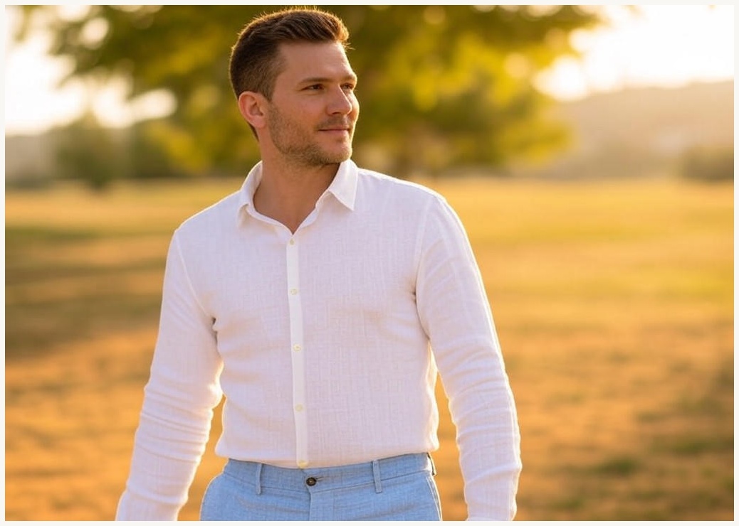 [점프점프] 1+1 남자 썸머 쿨 린넨 슬랙스 밴딩 바지