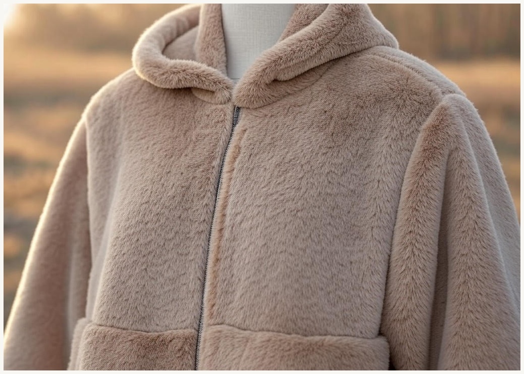 팀스핏 남녀공용 소프트 뽀글이 퍼 후리스 플리스 집업 자켓