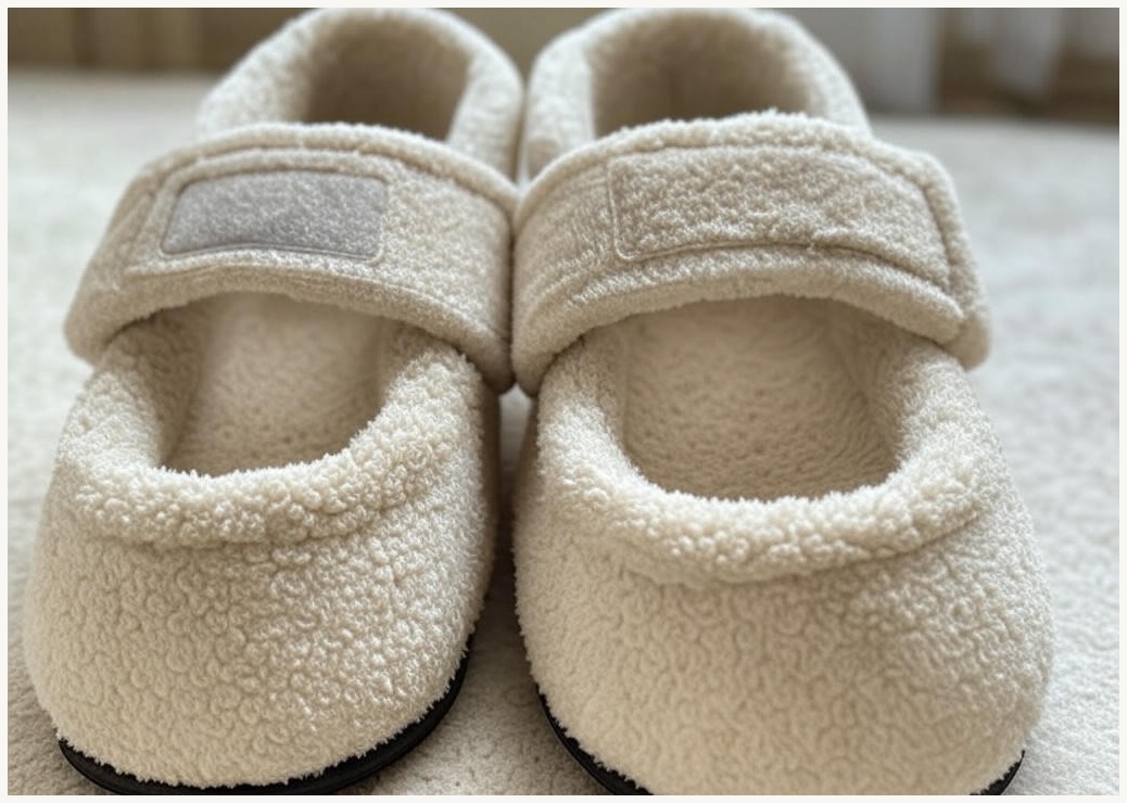 [할인특가] 푹신한 이중쿠션 벨크로 슬리퍼