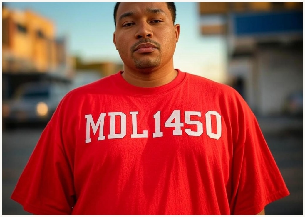 해리슨 특양면 오버핏 7부 티셔츠 MDL1450