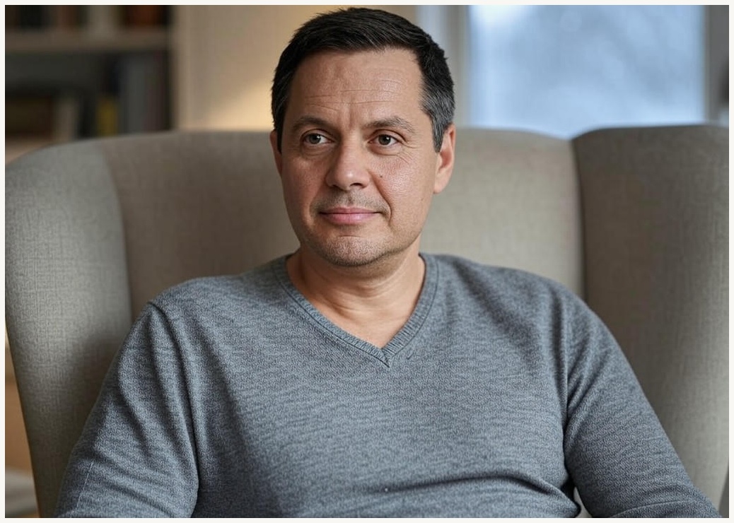 후쿠호 남성용 V넥 니트 기본 가디건